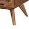 Baxton Studio Demeter Mid-Century Modern Walnut Brown Finished Wood Queen Size 3-Piece Bedroom Set 242-9408-9429-11298-11298-ZORO - alternate 8